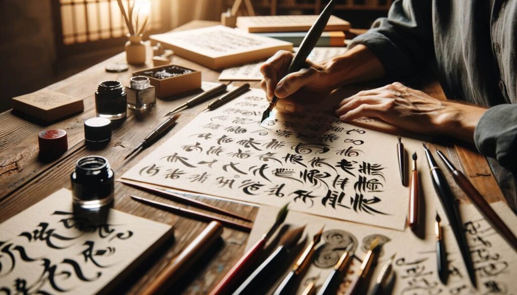 Calligraphy and Drawing Enrich Cultural Heritage